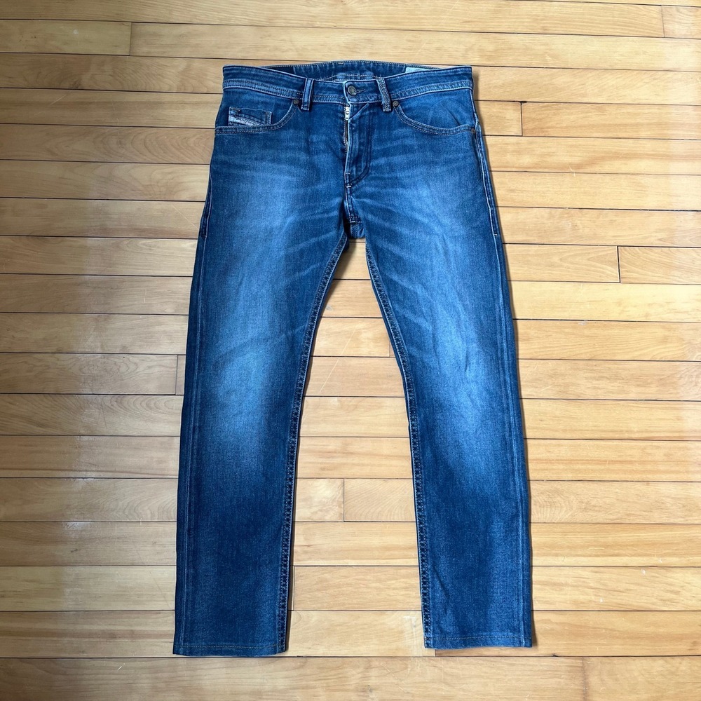 Diesel Thommer Slim Skinny Jeans Mens 31x32 Blue Stretch Denim 084KW
